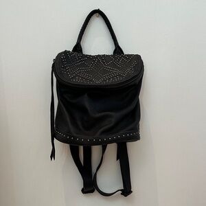 Cleobella Black Studded Backpack